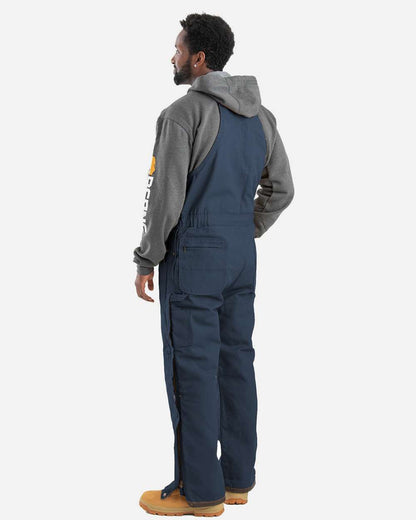 Berne Apparel Men's Tall Heritage Insulated Bib Overall B415T #colormdl_Navy