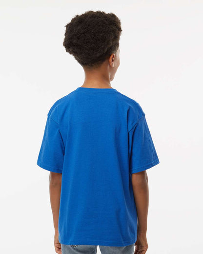 M&O Youth Gold Soft Touch T-Shirt 4850 #colormdl_Royal