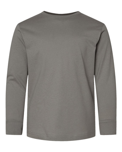LAT Youth Fine Jersey Long Sleeve Tee 6201 #color_Titanium