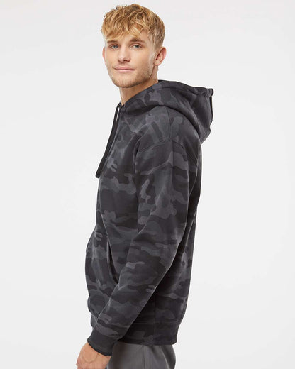 Independent Trading Co. Heavyweight Hooded Sweatshirt IND4000 #colormdl_Black Camo