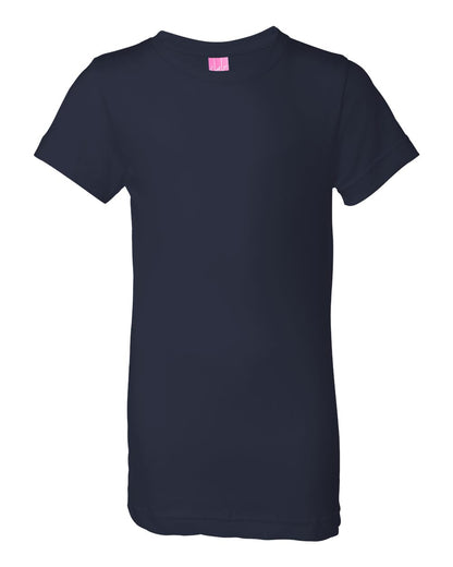 LAT Girls' Fine Jersey Tee 2616 #color_Navy