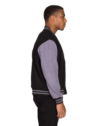 Threadfast Apparel Unisex Legend Jacket 364J #colormdl_Black/ Charcoal Heather