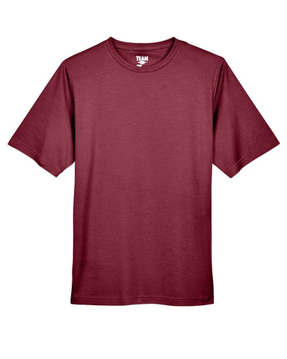 Team 365 Men's Sonic Heather Performance T-Shirt TT11H #color_Sport Maroon Heather