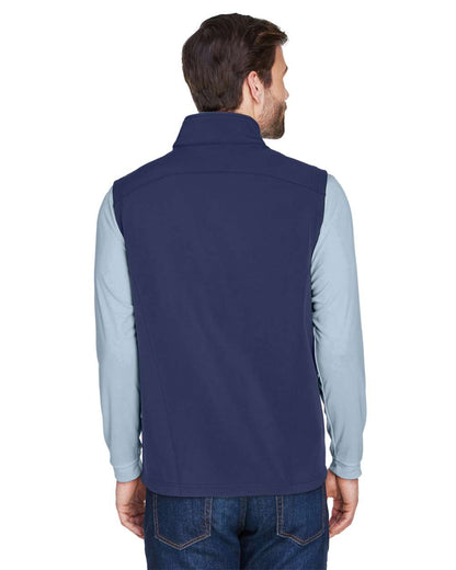 CORE365 Men's Cruise Two-Layer Fleece Bonded Soft Shell Vest CE701 #colormdl_Classic Navy