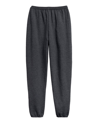 Hanes Unisex EcoSmart® Sweatpants P650 #color_Charcoal Heather