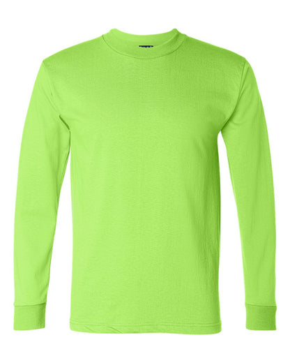 Bayside Union-Made Long Sleeve T-Shirt 2955 #color_Lime Green