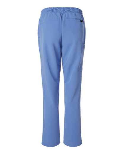 Jaanuu Men's Rhodes Everyday Straight-Leg Scrub Pants M20001 #color_Ceil Blue