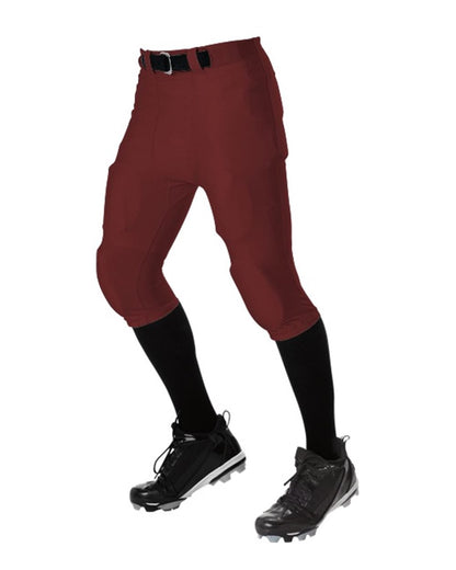 Alleson Athletic No Fly Football Pants with Slotted Waist 675NF #color_Cardinal