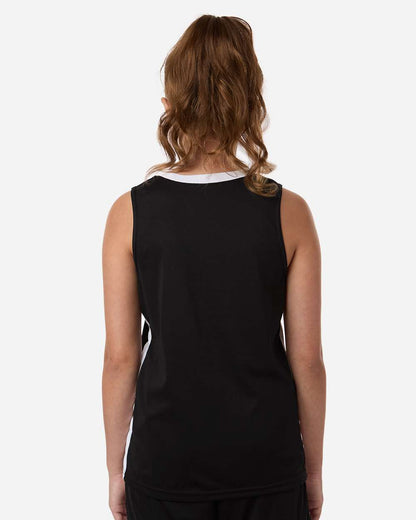 Augusta Sportswear Youth Match-Up Basketball Jersey 6887 #colormdl_Black/ White