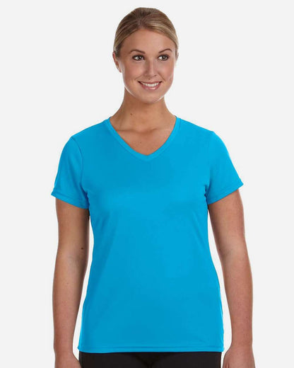 Augusta Sportswear Women's Nexgen Performance V-Neck T-Shirt 1790 #colormdl_Power Blue