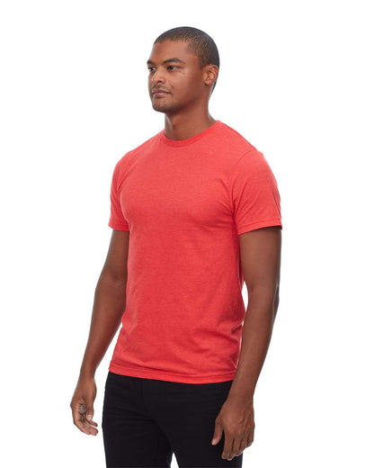 Threadfast Apparel Unisex Epic CVC T-Shirt T1001 #colormdl_Heather Red