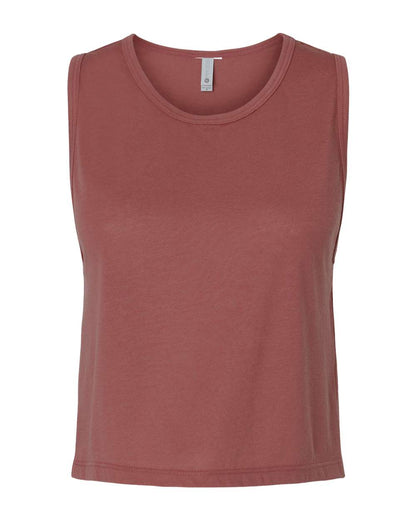 Next Level Women's Festival Crop Tank 5083 #color_Smoked Paprika