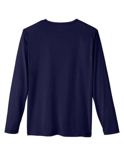 CORE365 Unisex Fusion ChromaSoft™ Performance Long Sleeve T-Shirt CE111L #color_Classic Navy