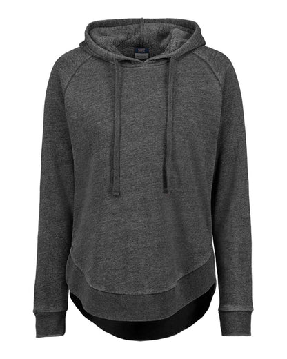 MV Sport Women's Jordan Angel Fleece Hooded Sweatshirt W20172 #color_Charcoal