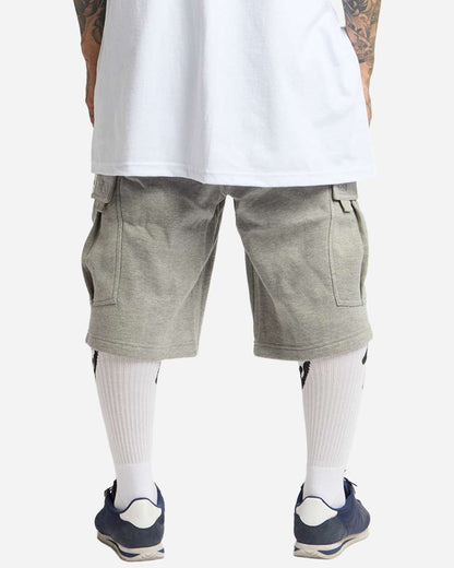 Shaka Wear Men's Fleece Cargo Shorts SHFCS #colormdl_Heather Grey