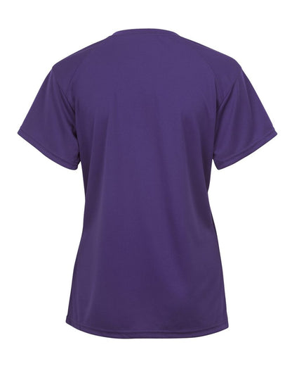 Badger Youth B-Core V-Neck T-Shirt 2162 #color_Purple 