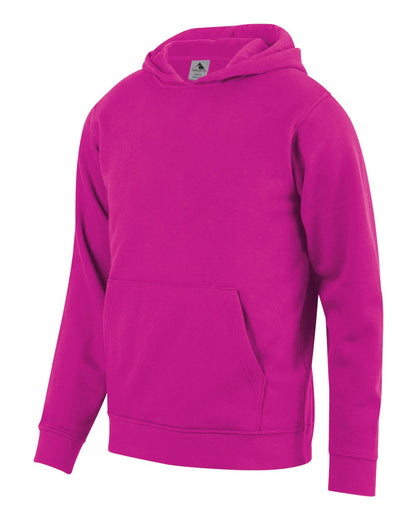 Augusta Sportswear Youth 60/40 Fleece Hoodie 5415 #color_Power Pink