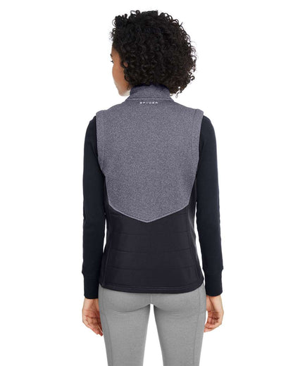 Spyder Women's Pursuit Vest S17275 #colormdl_Black Heather/ Black