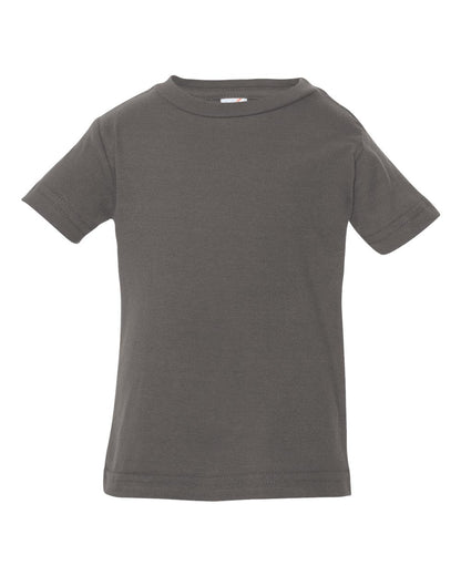 Rabbit Skins Infant Fine Jersey Tee 3322 #color_Charcoal