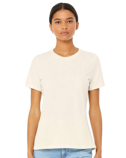 BELLA + CANVAS Women’s Relaxed Fit Heather CVC Tee 6400CVC #colormdl_Heather Natural