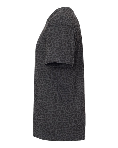 LAT Unisex Fine Jersey Tee 6901 #color_Black Leopard