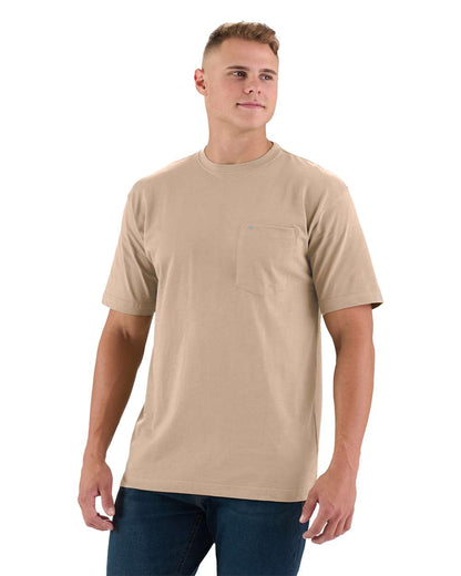 Berne Apparel Men's Tall Heavyweight Pocket T-Shirt BSM16T #colormdl_Desert