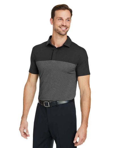 Spyder Men's Spyre Flex Colorblock Polo S18023 #colormdl_Black/ Black Frost
