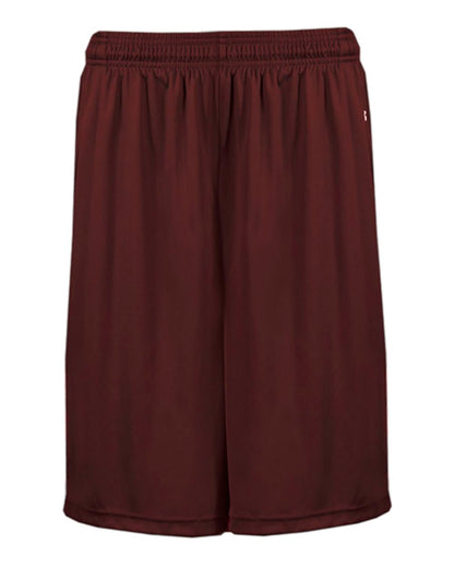 Badger Pocketed 7" Shorts 4127 #color_Maroon