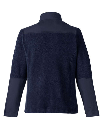 CORE365 Women's Journey Summit Hybrid Full-Zip CE890W #color_Classic Navy/ Classic Navy