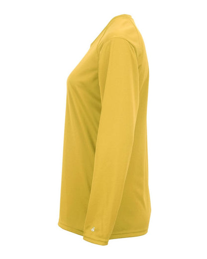 Badger Women's B-Core Long Sleeve T-Shirt 4164 #color_Gold