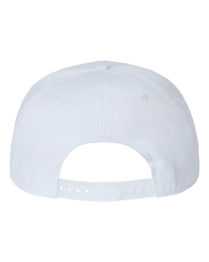 Atlantis Headwear Sustainable Flat Bill Cap JAMES #color_White