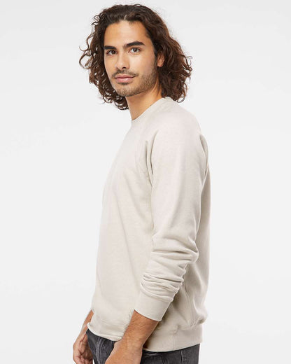 Independent Trading Co. Unisex Special Blend Raglan Crewneck Sweatshirt PRM30SBC #colormdl_Stone Heather