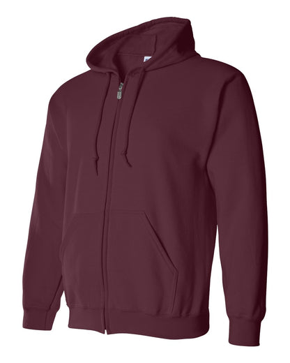 Gildan Unisex Heavy Blend™ Full-Zip Hooded Sweatshirt 18600 #color_Maroon