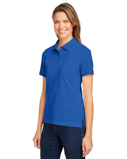 Harriton Women's Cotton Polo M200W #colormdl_True Royal