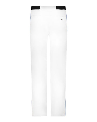 Alleson Athletic Men's Baseball Pants With Braid 605WLB #color_White/ Royal