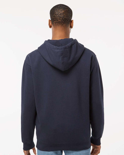Independent Trading Co. Unisex Heavyweight Full-Zip Hooded Sweatshirt IND4000Z #colormdl_Navy