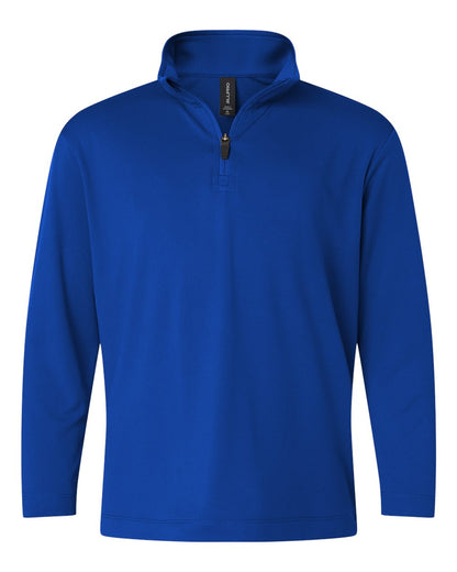 AllPro Youth Pro-Lock Performance Quarter-Zip Pullover 41870Y #color_Royal