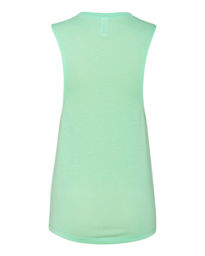 BELLA + CANVAS Women's Flowy Scoop Muscle Tank 8803 #color_Mint