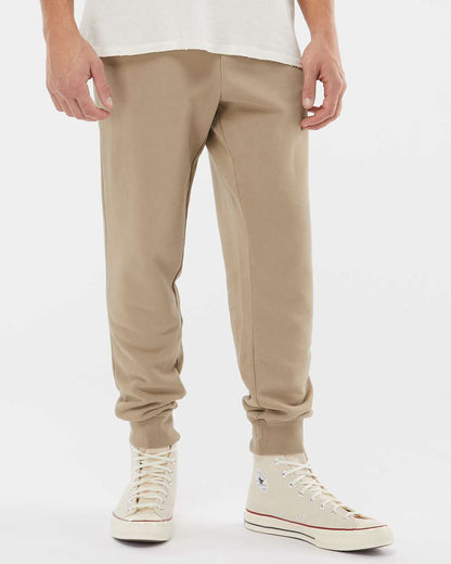 Independent Trading Co. Unisex Pigment-Dyed Fleece Sweatpants PRM50PTPD #colormdl_Pigment Sandstone