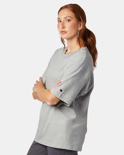 Champion Unisex Heritage Jersey T-Shirt T105 #colormdl_Oxford Grey