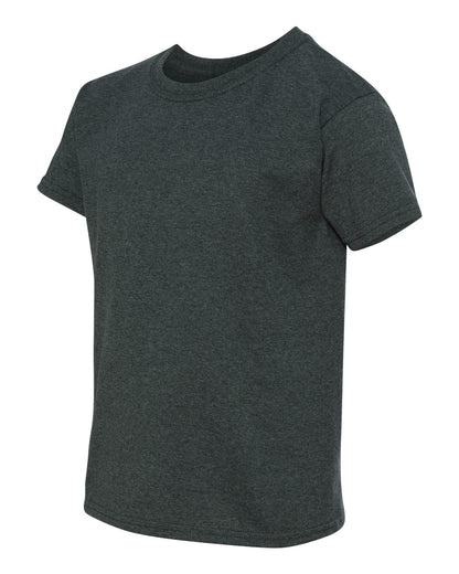 Gildan Heavy Cotton™ Youth T-Shirt 5000B #color_Dark Heather