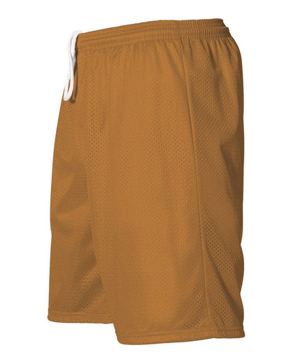 Alleson Athletic Mesh Shorts 567P #color_Texas Orange