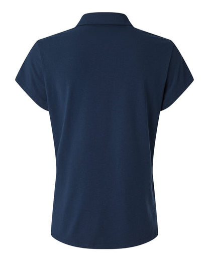 Adidas Women's Blended Polo A690 #color_Solid Collegiate Navy