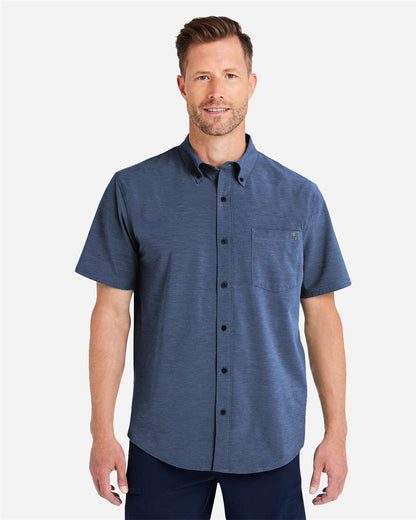 HUK Men's Kona Solid Shirt H150154 #colormdl_Naval Academy