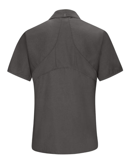 Red Kap Women's Mimix Work Shirt SX21 #color_Charcoal