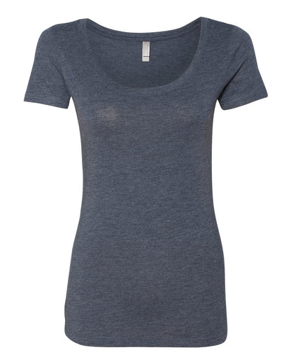 Next Level Women’s Triblend Scoop Neck T-Shirt 6730 #color_Vintage Navy