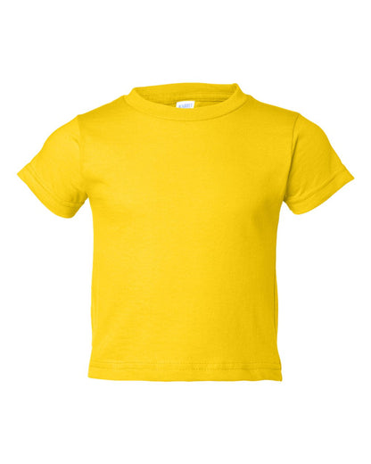 Rabbit Skins Toddler Cotton Jersey Tee 3301T #color_Yellow
