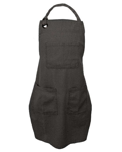 Liberty Bags 5-Pocket Recycled Cotton Denim Apron 5511 #color_Black Denim