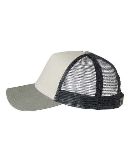 Imperial North Country Trucker Cap 1287 #color_Stone/ Moss/ Charcoal