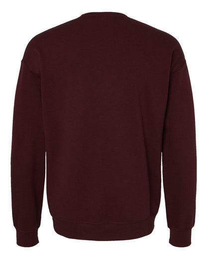 BELLA + CANVAS Unisex Sponge Fleece Drop Shoulder Crewneck Sweatshirt 3945 #color_Maroon